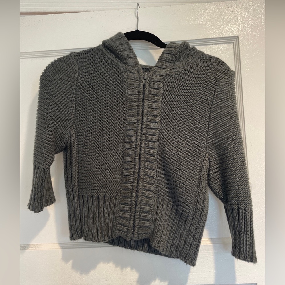 Twenty One Women’s Knit Cropped Hooded Shrug Size Medium